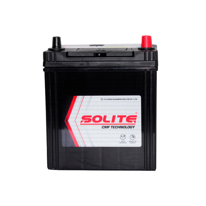 Batería de Auto 35AMP 40B19L Solite CCA 330 - Borne Delgado - SOLITE