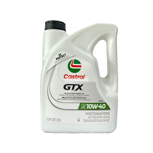 Aceite Motor GTX 10W40 API SP 3.8L Castrol - CASTROL