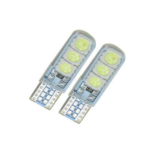 Ampolleta 6 LED T10 12V Blanca Cola Pescado - KLEINMAN