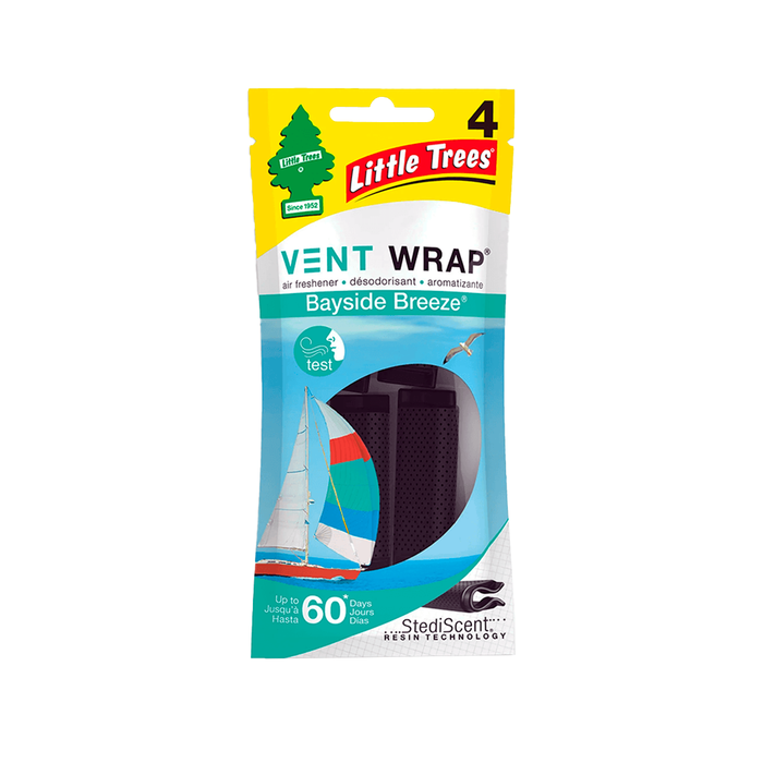 Aromatizador Vent Wrap Brisa Costera - LITTLE TREES