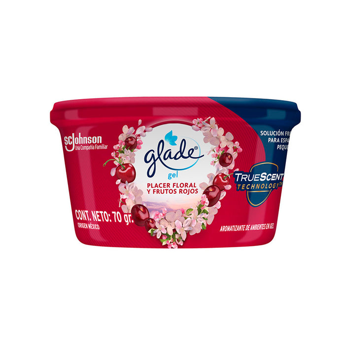 Aromatizante Gel Auto Placer Floral y Frutos Rojos 70g - GLADE