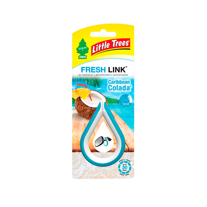 Aromatizante Fresh Link Caribbean Colada - LITTLE TREES