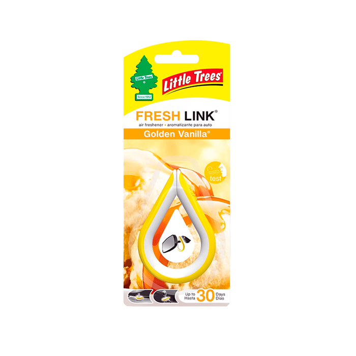 Aromatizante Fresh Link Vainilla Dorada - LITTLE TREES