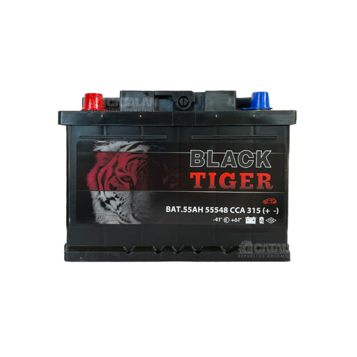 Batería de Auto 55 AMP 55548 CCA 315 Black Tigger - BLACK TIGGER