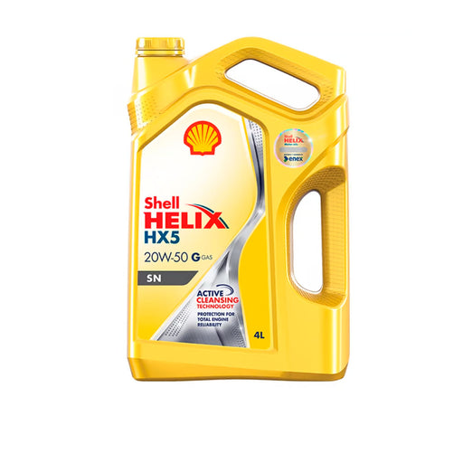 Aceite Motor Shell Helix HX5 20W50 Bencinero GLP 4LT - Con Sello - SHELL