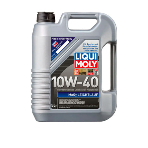 Aceite Motor MoS2 LEICHTLAUF 10W40 5L Liqui Moly - LIQUI MOLY