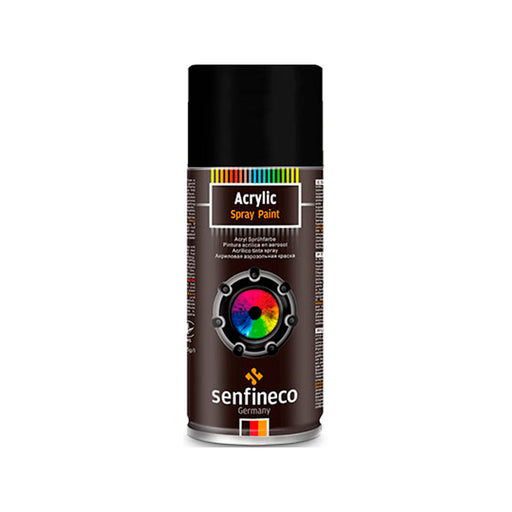 Pintura Acrílica Aerosol Negro 400ml - SENFINECO