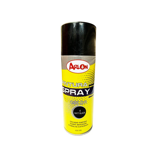 Pintura Spray Negro 500ml - ARLON