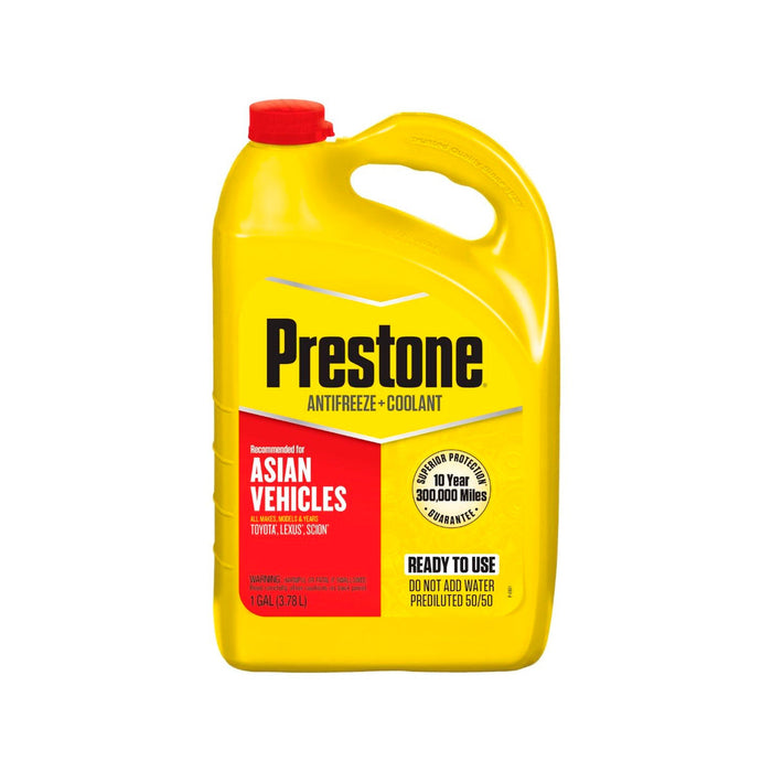 Refrigerante Anticongelante 50/50 Líquido Rojo Vehículos Asiáticos 3.78L - PRESTONE