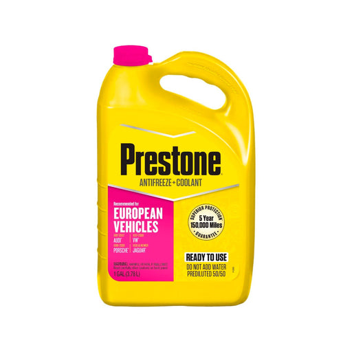 Refrigerante Anticongelante 50/50 Líquido Rosado Vehículos Europeos 3.78L - PRESTONE