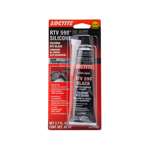 Silicona Negra RTV 598 80ml - LOCTITE